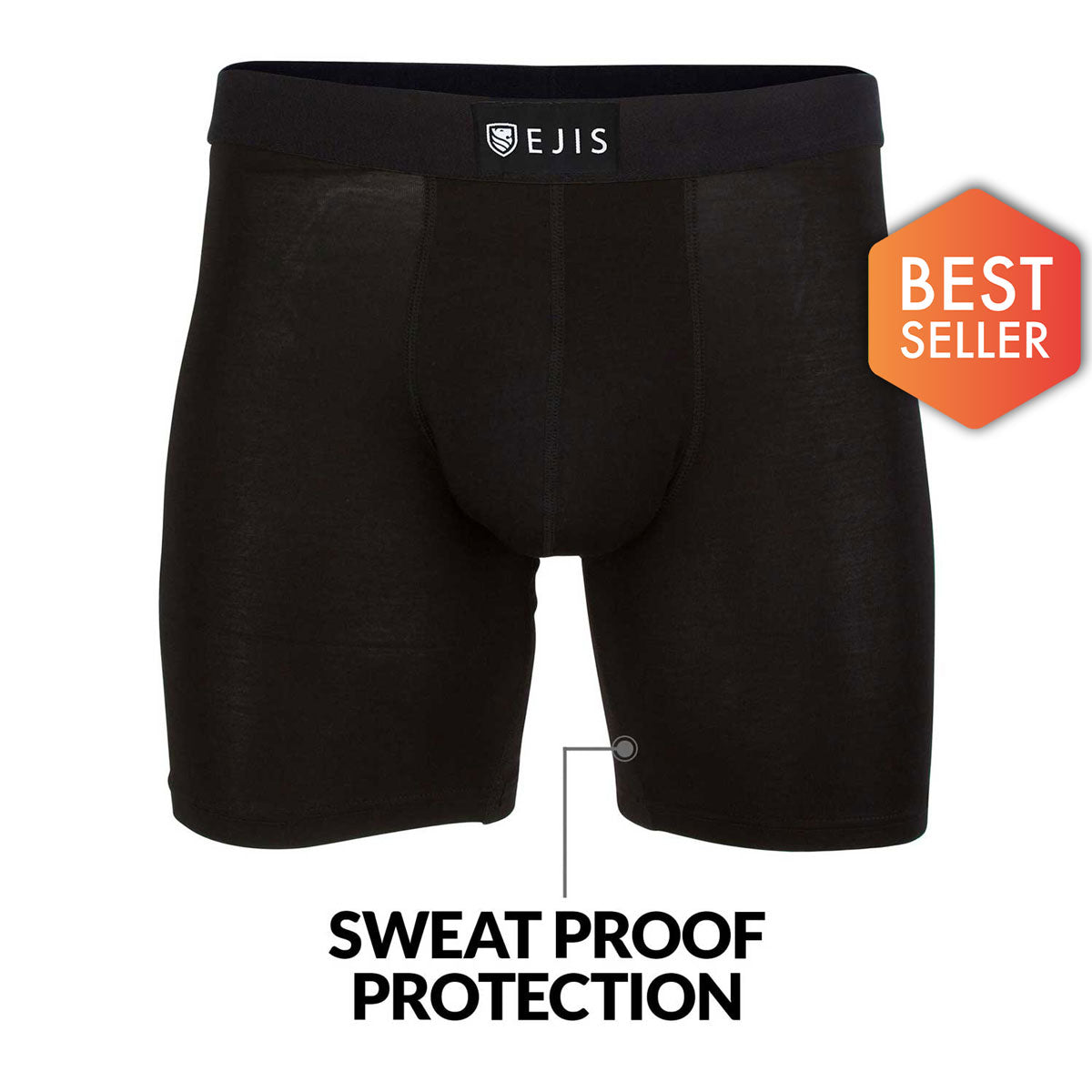 Sweat Proof Mens Boxer Briefs with Pouch - Ejis