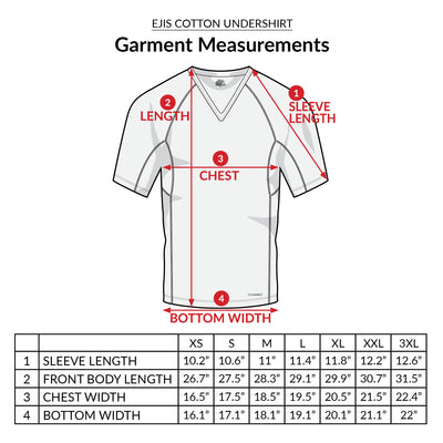 Deep V Cotton Sweat Proof Undershirt For Men - Ejis