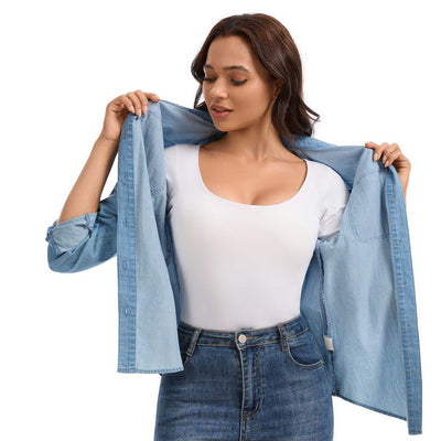 Women's Scoop Neck Sweat Proof Undershirt - Ejis