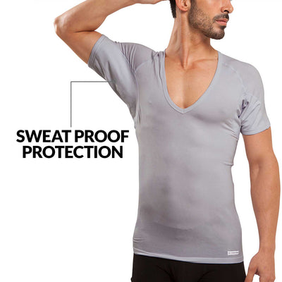 Micro Modal Deep-V Sweat Proof Undershirt - Ejis