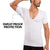 Sweat Proof Undershirt | Deep V Neck | Underarm Micro Modal - Ejis, inc.