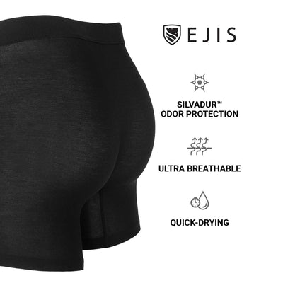 Performance Boxer Briefs with Flex-fit Pouch for Men - Ejis