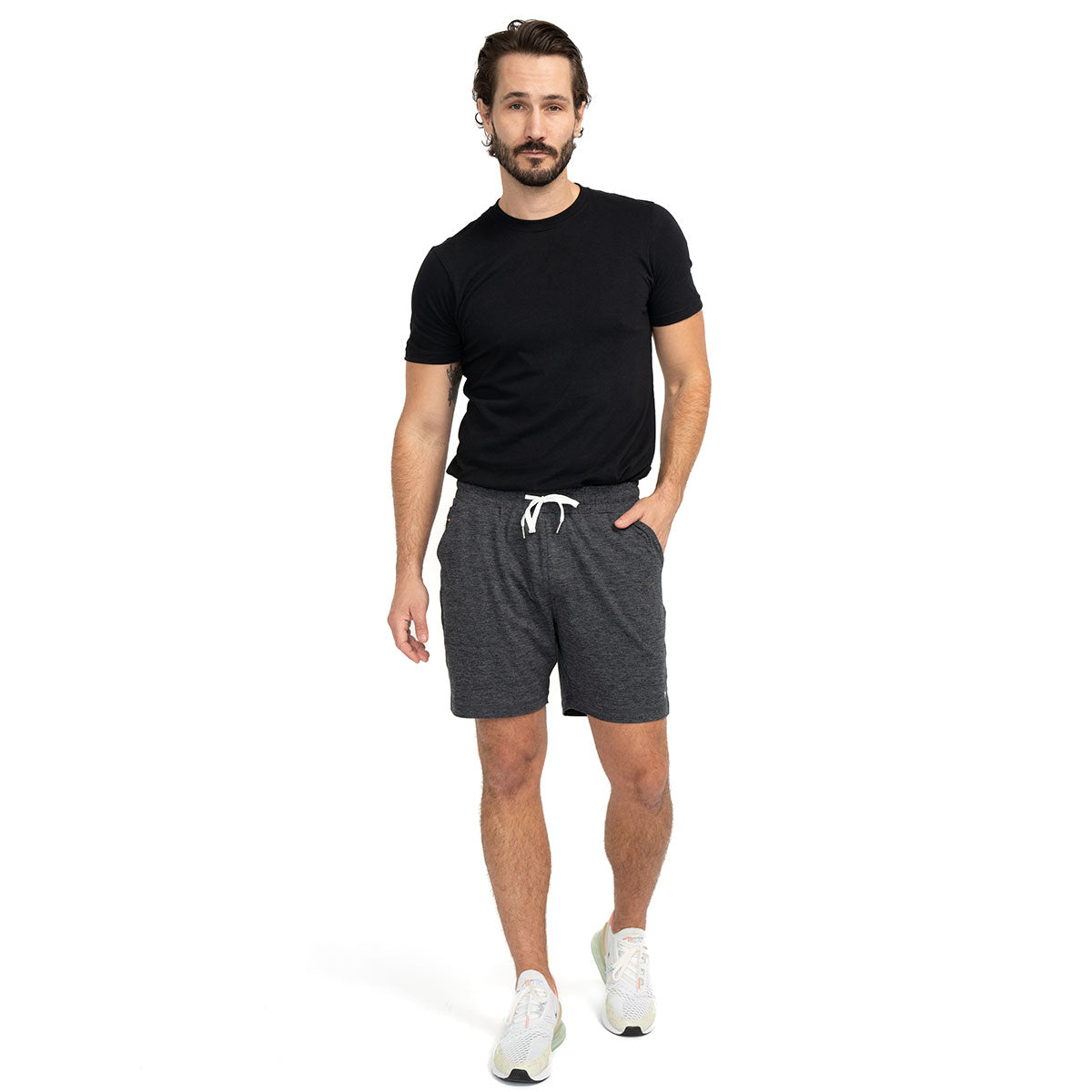men's athletic dress shorts JWJ 3 Pack Mens 2 in 1 Running Shorts Quick Dry Gym Athletic Workout Shorts with Compression Liner,Black Army White S at Amazon Men's Clothing store