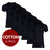 Crew Neck Cotton Sweat Proof Undershirt For Men - Black 6-Pack - Ejis