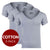 Deep V Cotton Sweat Proof Undershirt For Men - Grey 3-Pack - Ejis