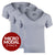 Deep V Micro Modal Sweat Proof Undershirt For Men - Grey 3-Pack - Ejis