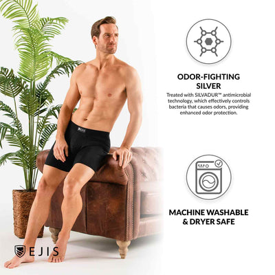 Essential Men's Boxer Briefs Underwear with Pouch (1 Pack) - Ejis