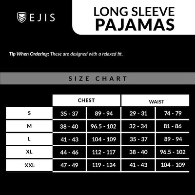 Opulent Long Sleeve Micro Modal Pajama Set for Men - Ejis