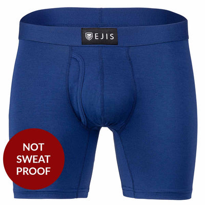 Essential Men's Boxer Briefs Underwear with Fly (1 Pack) - Ejis