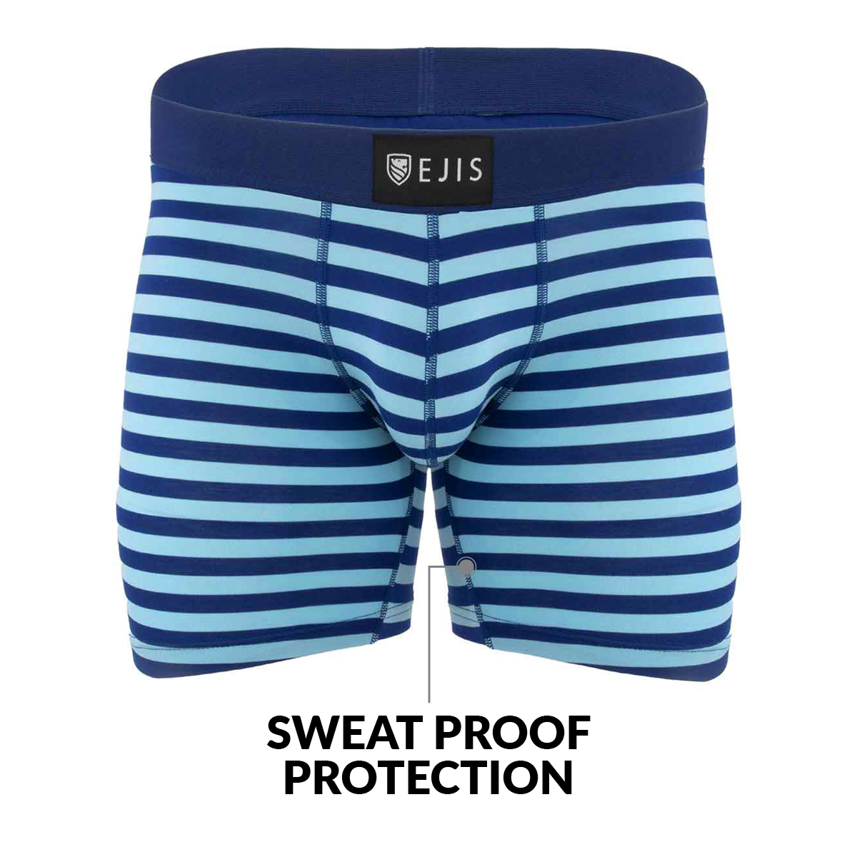 Pouch Sweat Proof Mens Boxer Briefs with Sweat Pads and Silver Treated to  Fight Odor– Ejis