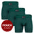 Sweat Proof Men's Boxer Briefs with Pouch - Green 3pk - Ejis