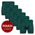 Sweat Proof Men's Boxer Briefs with Pouch - Green 6pk - Ejis