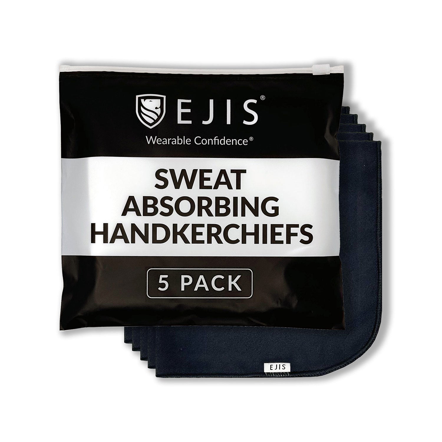 Sweat Absorbing Handkerchiefs (5-Pack)