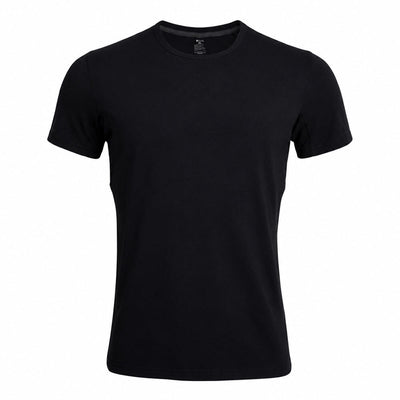 Black Ejis TotalShield sweat proof t-shirt with on a white background