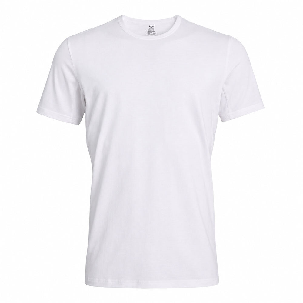 White Ejis TotalShield sweat proof t-shirt with on a white background