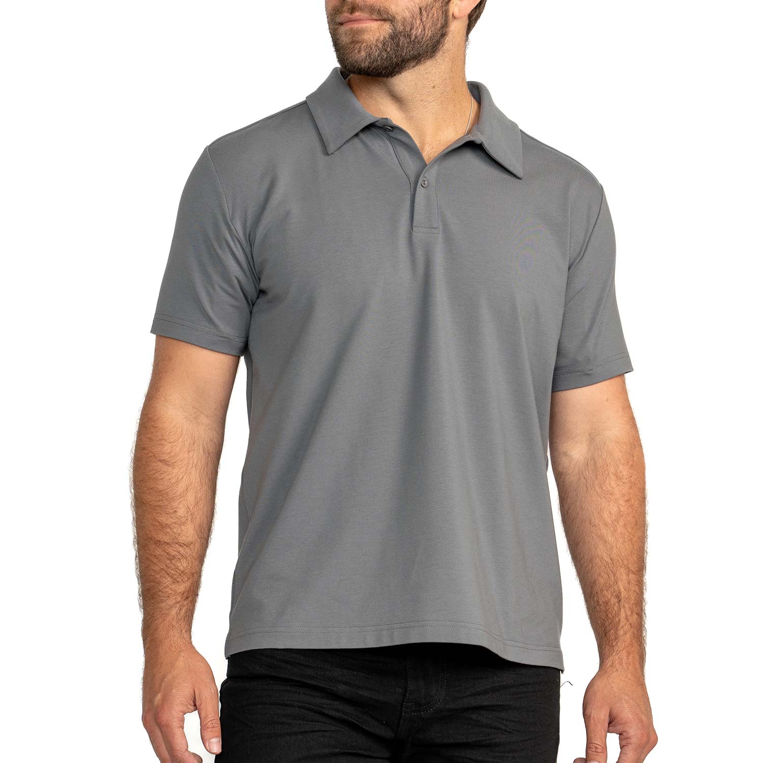 H2H Mens Cool Dry Compression Short Sleeve Polo T-Shirts