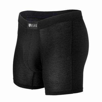 Performance boxer briefs with 'EJIS' branding on a white background