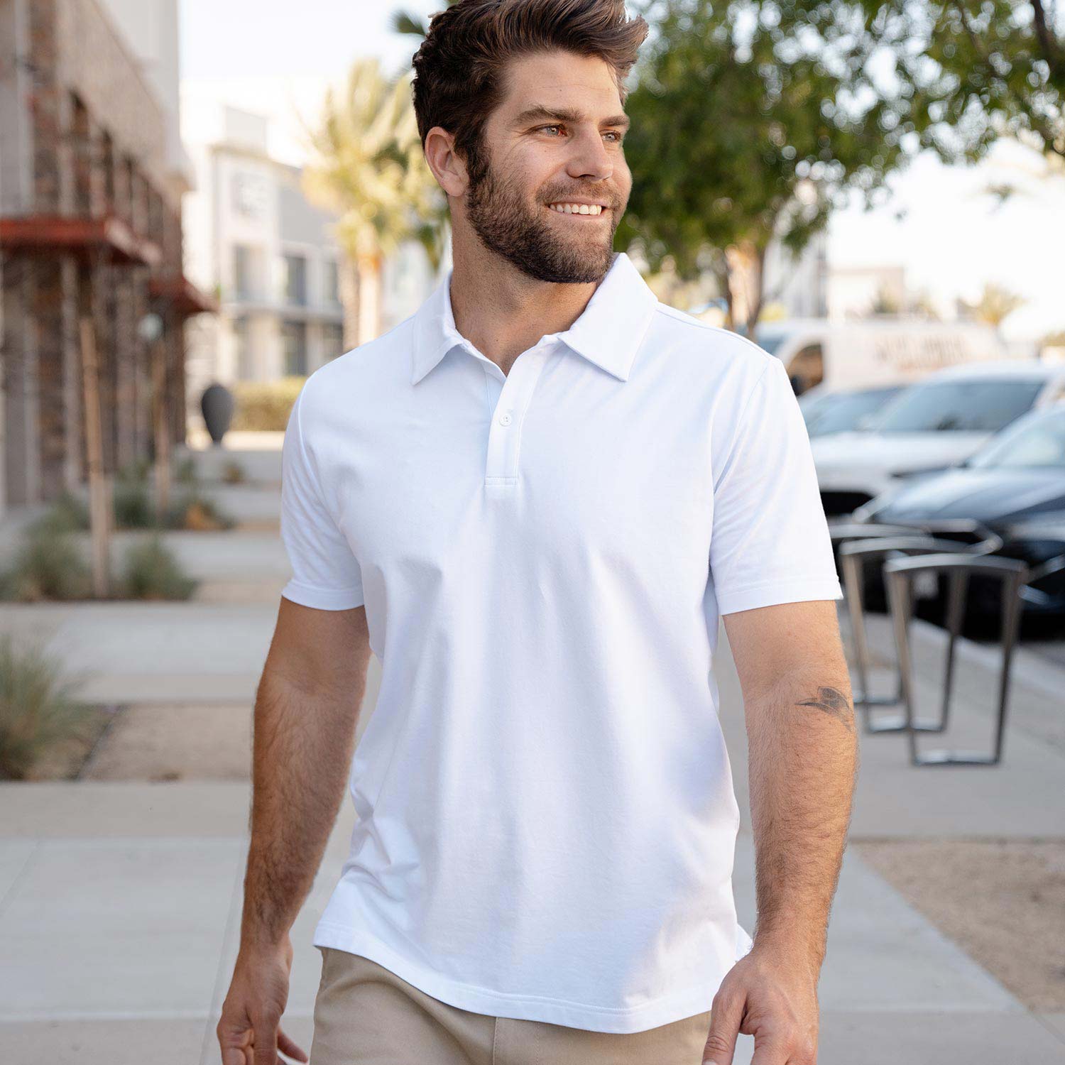 Sweat proof polo shirts hotsell