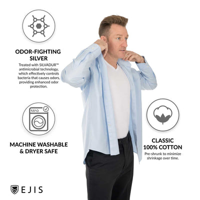 Cotton Crew Neck Sweat Proof Undershirt - Ejis