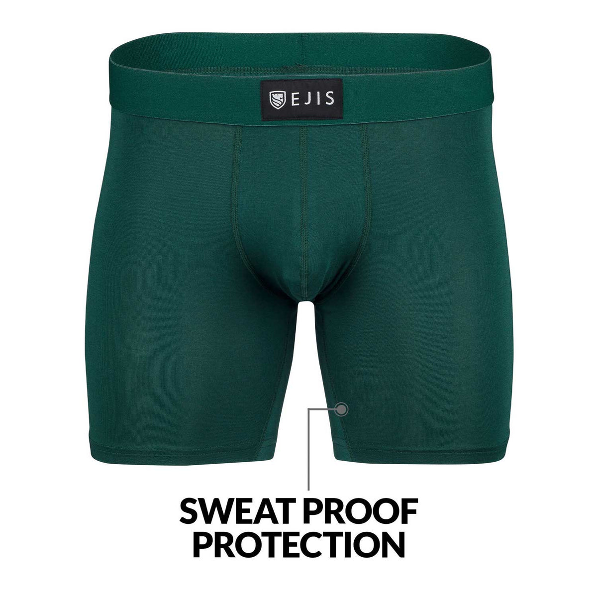 Sweat Proof Boxer Briefs with Comfort Pouch - Ejis