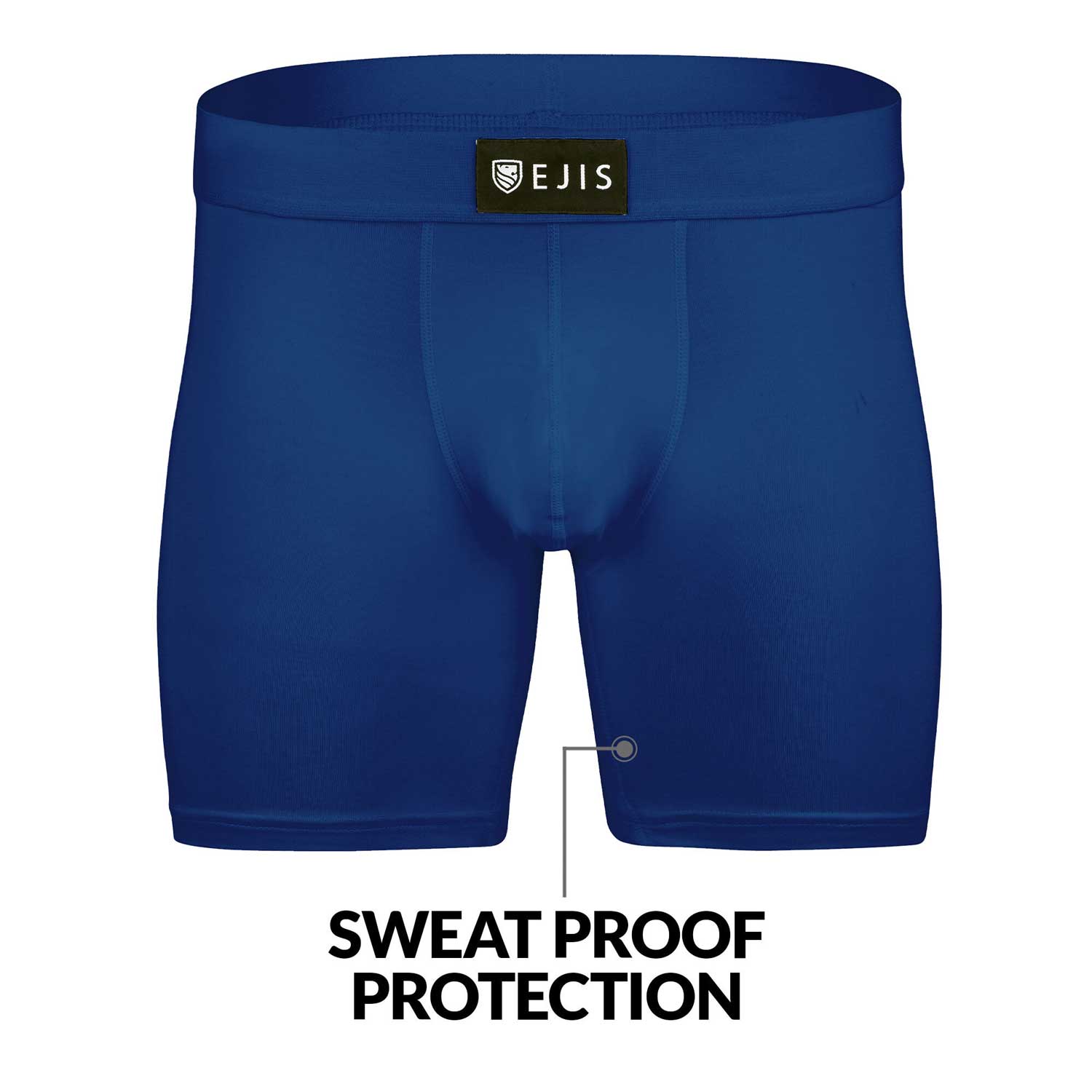 Pouch Sweat Proof Mens Boxer Briefs with Sweat Pads and Silver Treated to  Fight Odor– Ejis
