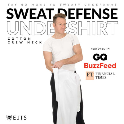 Cotton Crew Neck Sweat Proof Undershirt - Ejis