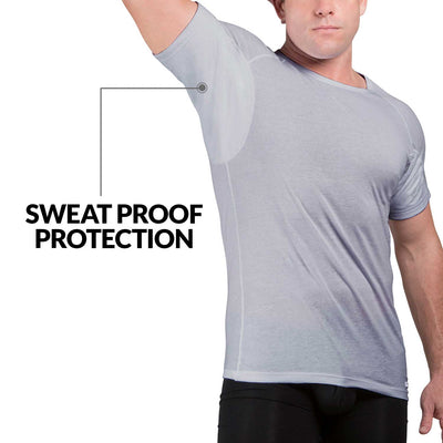 Cotton Crew Neck Sweat Proof Undershirt - Ejis