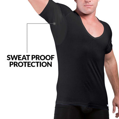 Cotton Deep V Sweat Proof Undershirt - Ejis