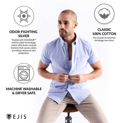 Cotton Deep V Sweat Proof Undershirt - Ejis