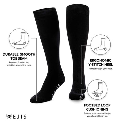 Anti-Odor Dress Socks for Men with Sweaty Feet - Ejis
