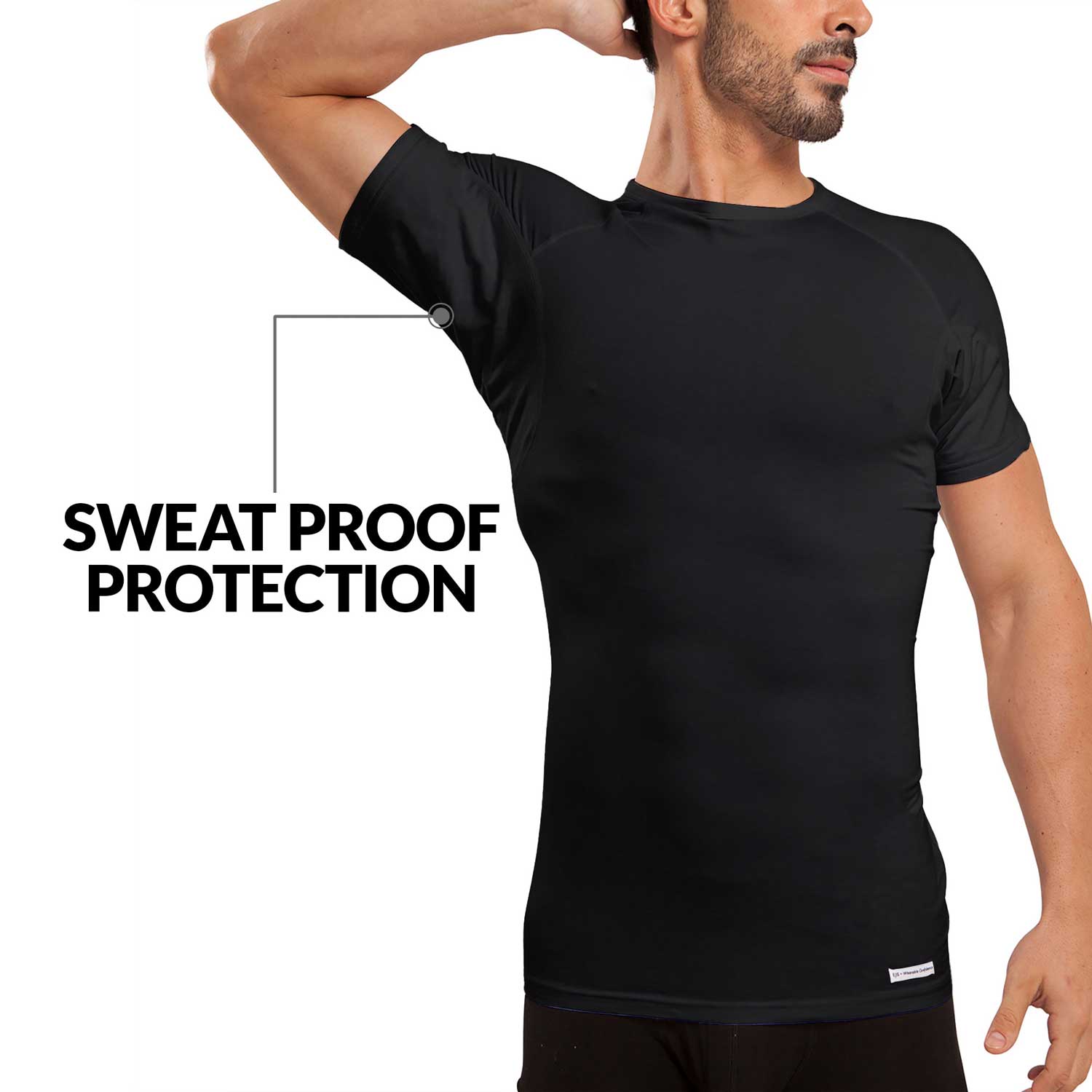 V-Neck Micro Modal Sweat Proof Undershirt For Men With, 52% OFF