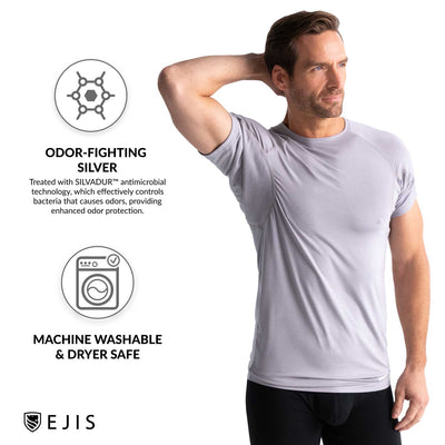 Micro Modal Crew Neck Sweat Proof Undershirt - Ejis