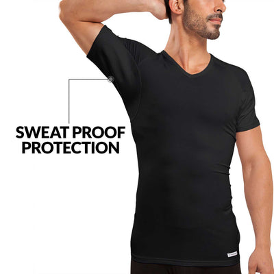 Micro Modal V-Neck Sweat Proof Undershirt - Ejis