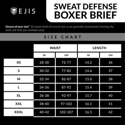 Sweat Proof Boxer Briefs with Fly - Ejis